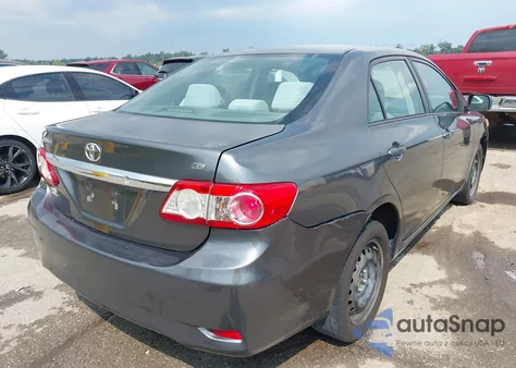 2012 Toyota Corolla Le из США, поврежденный, VIN 5YFBU4EE3CP038485